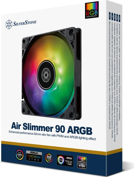 SilverStone Air Slimmer 90 ARGB, 92mm