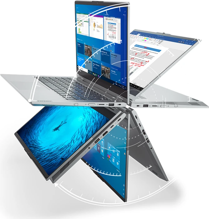 Lenovo ThinkBook 14s Yoga ITL, Mineral Grey, Core i5-1135G7, 16GB RAM, 512GB SSD, DE