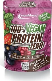 IronMaxx 100% Vegan Zero Protein Mixed Berries 500g