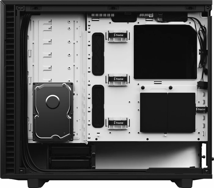 Fractal Design Define 7 Black/White Solid, schallgedämmt