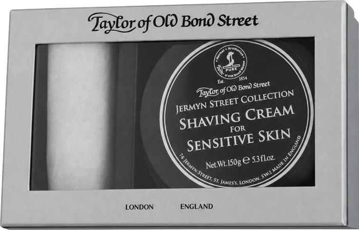 Taylor of Old Bond Street Jermyn Street Collection Rasiercream 150g + Pinsel Geschenkset
