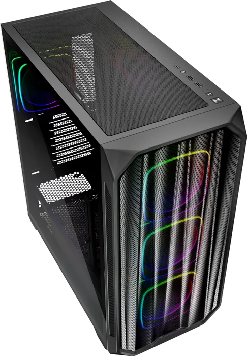 Sharkoon AK5M RGB Black, Glasfenster