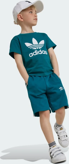 adidas Adicolor Trefoil T-Shirt kurzarm legacy teal (Junior)