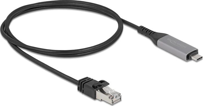 DeLOCK Gigabit LAN-Adapterkabel, 1m, RJ-45, USB-C 3.0 [Stecker]