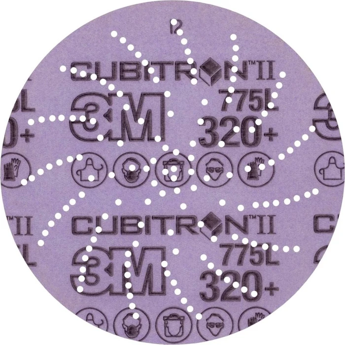 3M Xtract Cubitron II 775L Schleifblatt K320, 125mm, 50 Stück