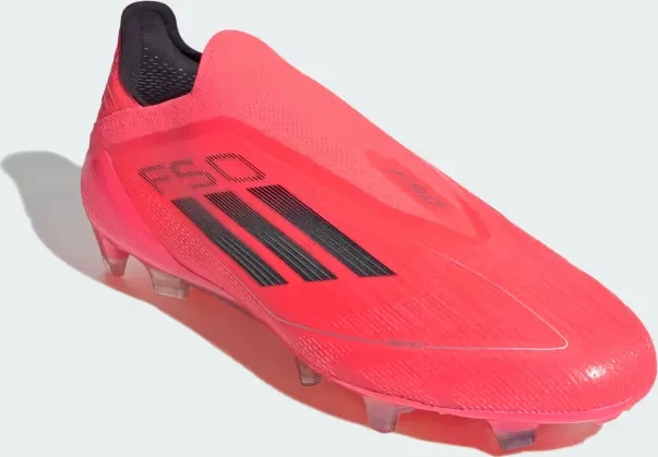 adidas F50 Elite Laceless FG turbo/aurora black/platinum metallic