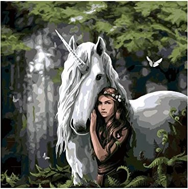 Craft Buddy Paint By Numb3rs Forest Maiden