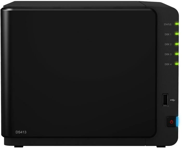 Synology DiskStation DS413, 1GB RAM, 1x RJ-45 1000Base-T, 2x USB-A 3.0