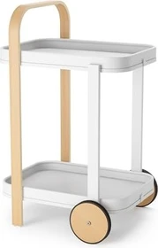 Umbra Bellwood Servierwagen weiß/natur