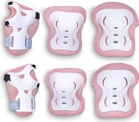 Apollo 6tlg Protektoren Set pink (Junior)