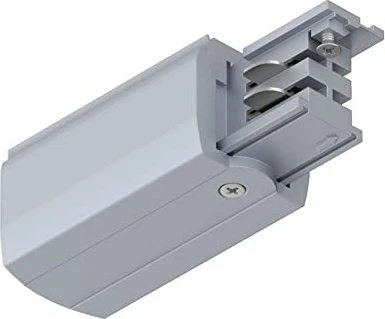 Paulmann ProRail3 Schienensystem-Komponente Einspeisung ende links 99.5x35mm 3680W silber