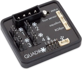 Aqua Computer Quadro für PWM-Lüfter, Licht- und Lüftersteuerung, 4-Kanal