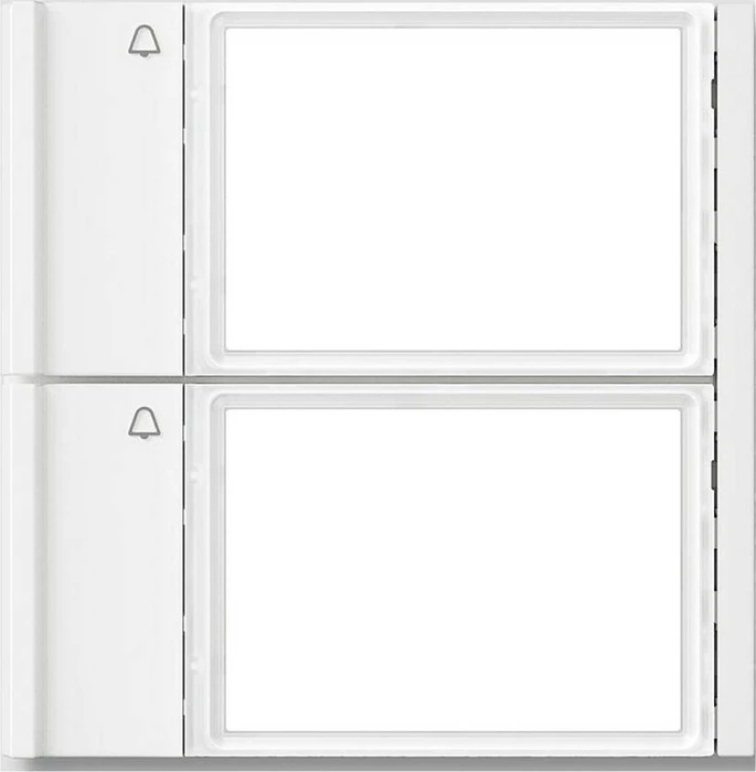 Siedle TM 700-2-0 W Ruftasten für Vario Türsprechanlage, 2 Teilnehmer, weiß