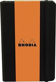 Rhodia Boutique Webnotebook, A5, liniert, Hardcover, schwarz, 96 Blatt