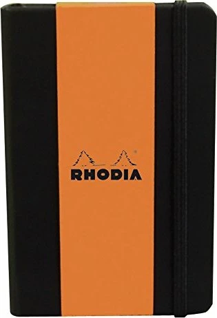 Rhodia Boutique Webnotebook, A5, liniert, Hardcover, schwarz, 96 Blatt