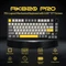 Ajazz AK820 Pro Wireless, Grey, LEDs RGB, hot-swap, Ajazz Flying Fish, USB/Bluetooth, US Vorschaubild