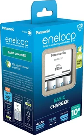 Panasonic eneloop Basic Charger BQ CC51 (EU) + 4x eneloop AA 2000mAh