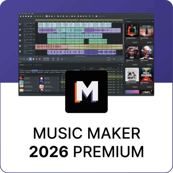 Magix Music Maker 2026 Premium, ESD (deutsch) (PC)