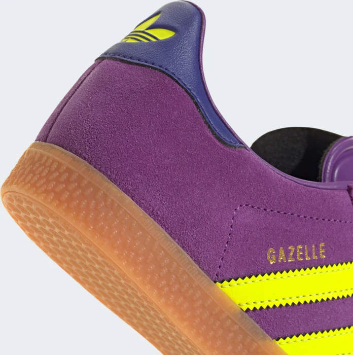 adidas Gazelle active purple/solar yellow/collegiate purple (Junior)