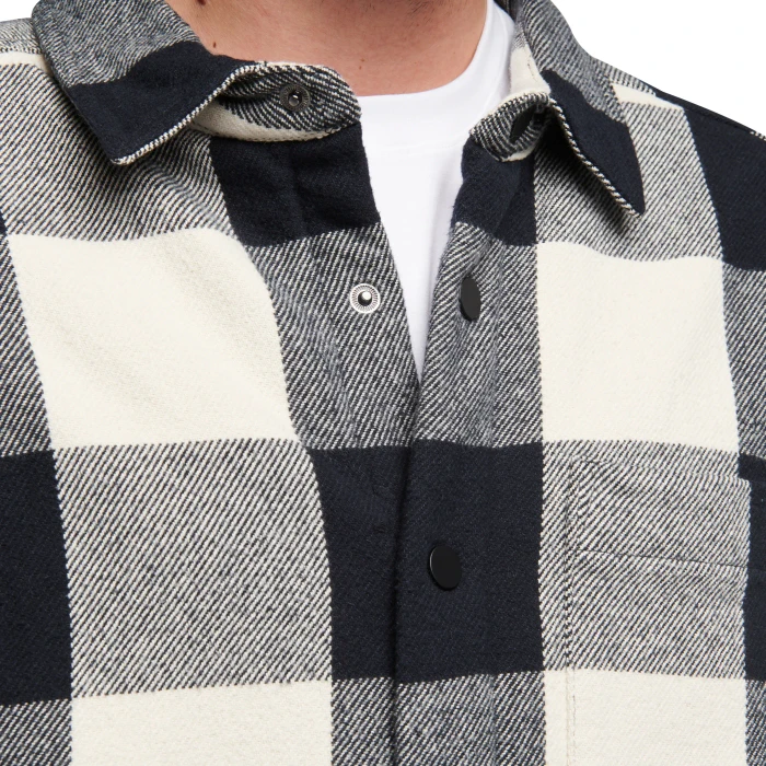 Black Diamond Project Lined Flannel Hemd langarm black/off white (Herren)
