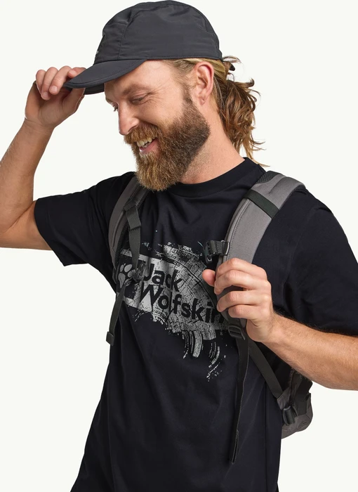 Jack Wolfskin Brand T-Shirt kurzarm wood dark navy (Herren)
