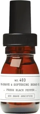 Depot No. 403 Pre-Shave & Softening Beard Oil Fresh Black Pepper, 30ml