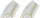 Westcott Flex Geodreieck 14cm, transparent/gelb, 20 Stück (E-10132 00-I)
