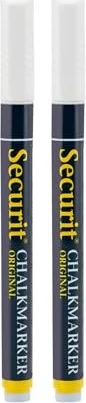 Securit Kreidemarke weiß, 2er-Pack