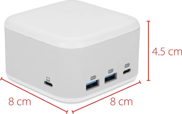 LMP PowerDock, USB-C 3.0 [Buchse], silber