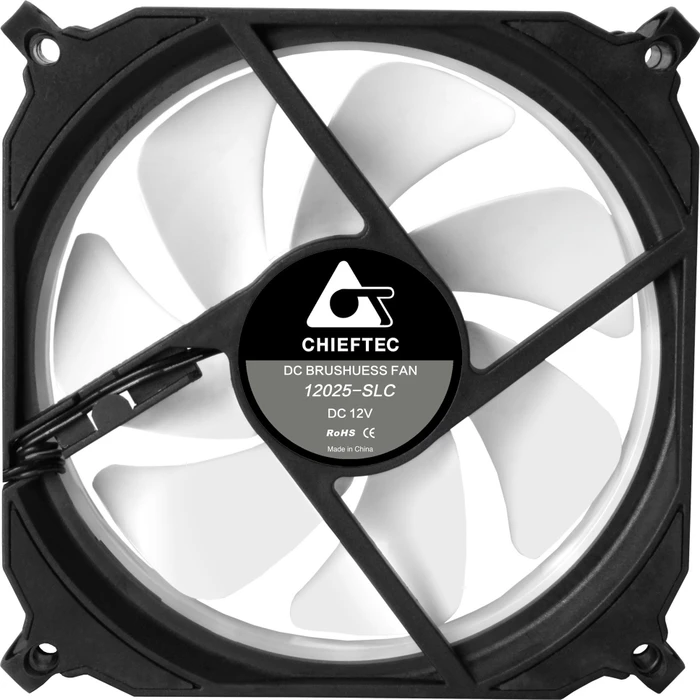 Chieftec CF-3012-RGB Tornado, LED-Steuerung, Fernbedienung, Lüftersteuerung, 120mm, 3er-Pack
