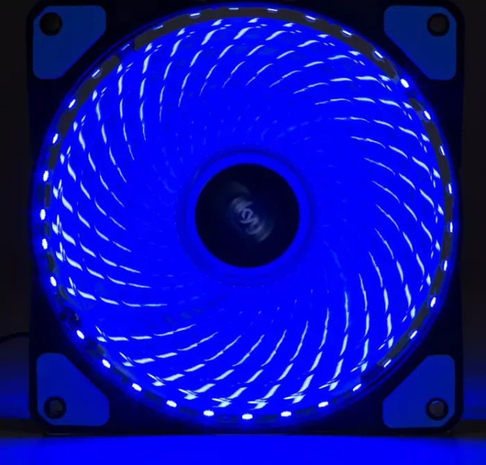 Akyga LED-Lüfter blau, 120mm