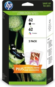 HP Druckkopf mit Tinte 62 schwarz/dreifarbig Photo Pack