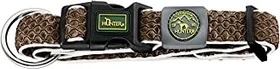 Hunter Hilo Vario Plus Halsung für Hunde, 3D-Mesh-Material, reflektierend, luftdurchlähssig, leicht, Zugentlastung, XL, braun
