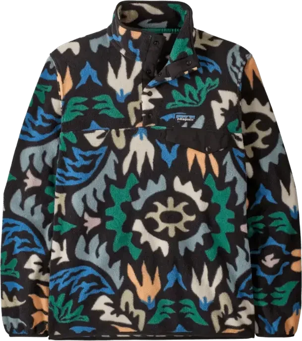 Patagonia Lightweight Synchilla Snap-T Pullover kaleido: black (Herren)