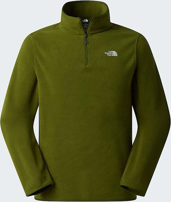 The North Face Glacier 1/4 Zip Fleece Pullover woodland green (Herren)