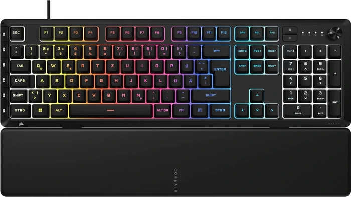 Corsair SKIFF 100 PLUS, schwarz, LEDs RGB, USB, DE