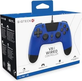Gioteck VX4 Wired Controller blau (PS4/PC) (VX4PS4-12-MU)