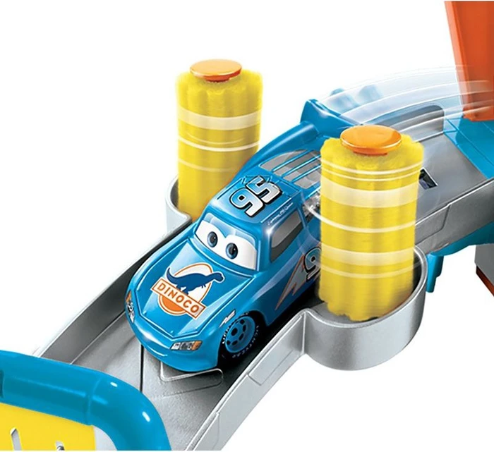 Mattel Cars Dinoco Farbwechsel Autowaschanlage