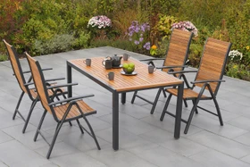 Merxx Santorin Gartenmöbel-Set, 5-tlg.