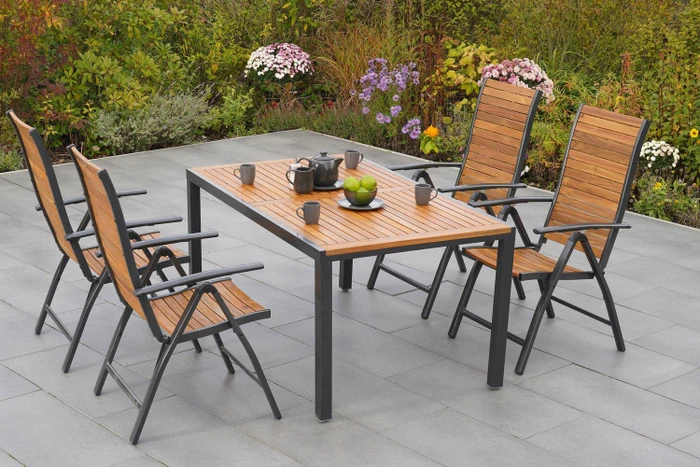 Merxx Santorin Gartenmöbel-Set, 5-tlg.