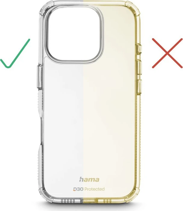 Hama Handyhülle Extreme Protect für Apple iPhone 16 Pro transparent