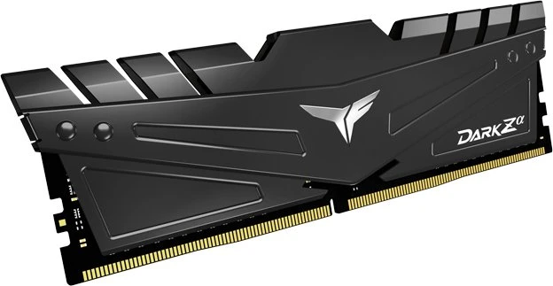 TeamGroup T-Force Dark Zα schwarz UDIMM 16GB Kit, DDR4-4000, CL18-22-22-42, 1RX8