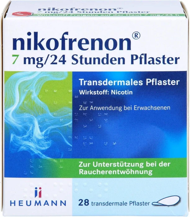 Heumann Nikofrenon 7mg/24 Stunden Pflaster, 28 Stück