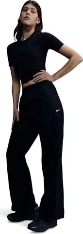 Nike Windrunner Trainingshose lang schwarz/weiß (Damen)