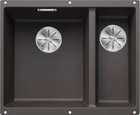 Blanco Subline 340/160-U InFino Unterbau Becken links felsgrau