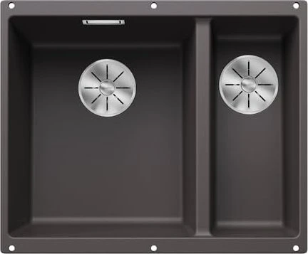 Blanco Subline 340/160-U InFino Unterbau Becken links felsgrau