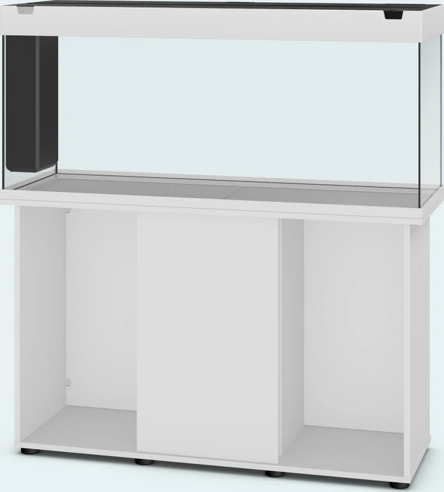 Juwel Rio 240 LED Aquarium-Set mit Unterschrank, weiß/weiß, 240l