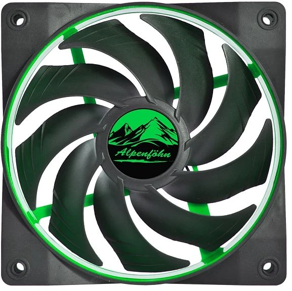 Alpenföhn Wing Boost 2, Toxic Green Plus, 120mm
