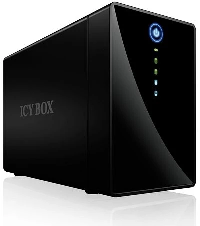 RaidSonic Icy Box IB-NAS5520, 32MB RAM, 1x RJ-45 1000Base-T, 1x USB-A 3.0