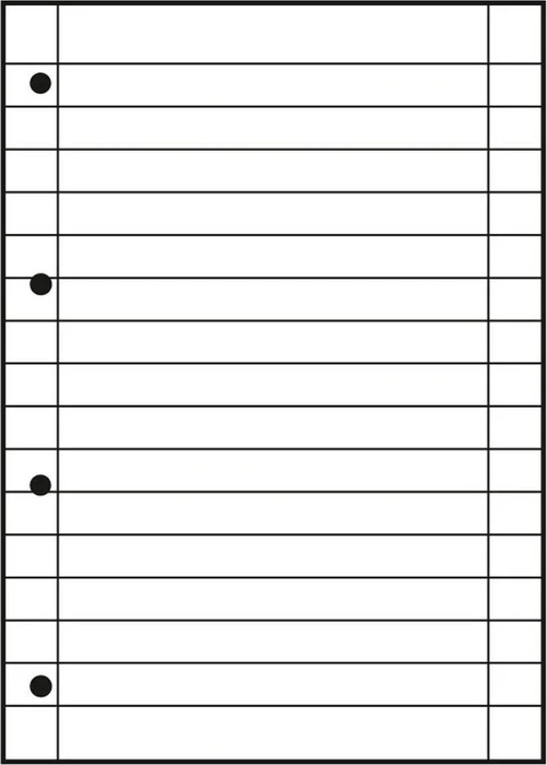 Oxford Schulheft, A4, Lineatur 37, blau, 16 Blatt